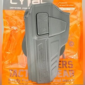 Cytac Left Hand Paddle‎ Holster Black Fits Taurus PT100 New in Package Unused